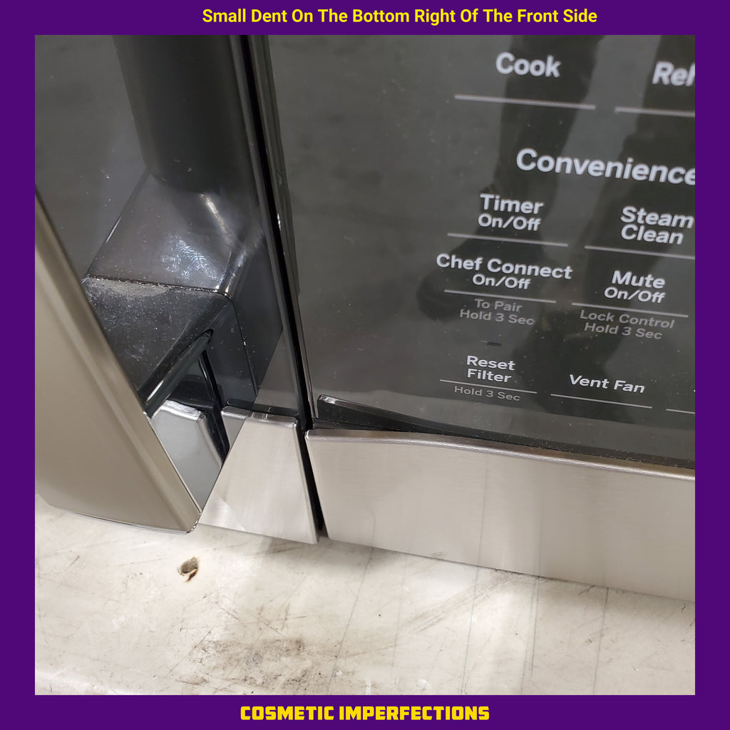 Pictures of GE Profile 2.1 cu. ft. Over the Range Microwave in Stainless Steel with Sensor Cooking PVM9215SKSS-Scratch & Dent - (Minor) - Neu Appliance Outlet - Discount Appliance Outlet in Austin, Tx