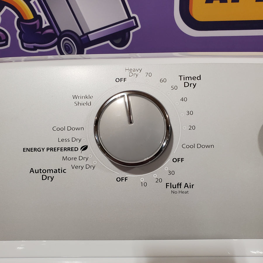 Whirlpool White Electric Extra Large 7.0 Cu. Ft. Dryer with Wrinkle Shield 22221438 - WED4815EW - Scratch & Dent (Moderate)