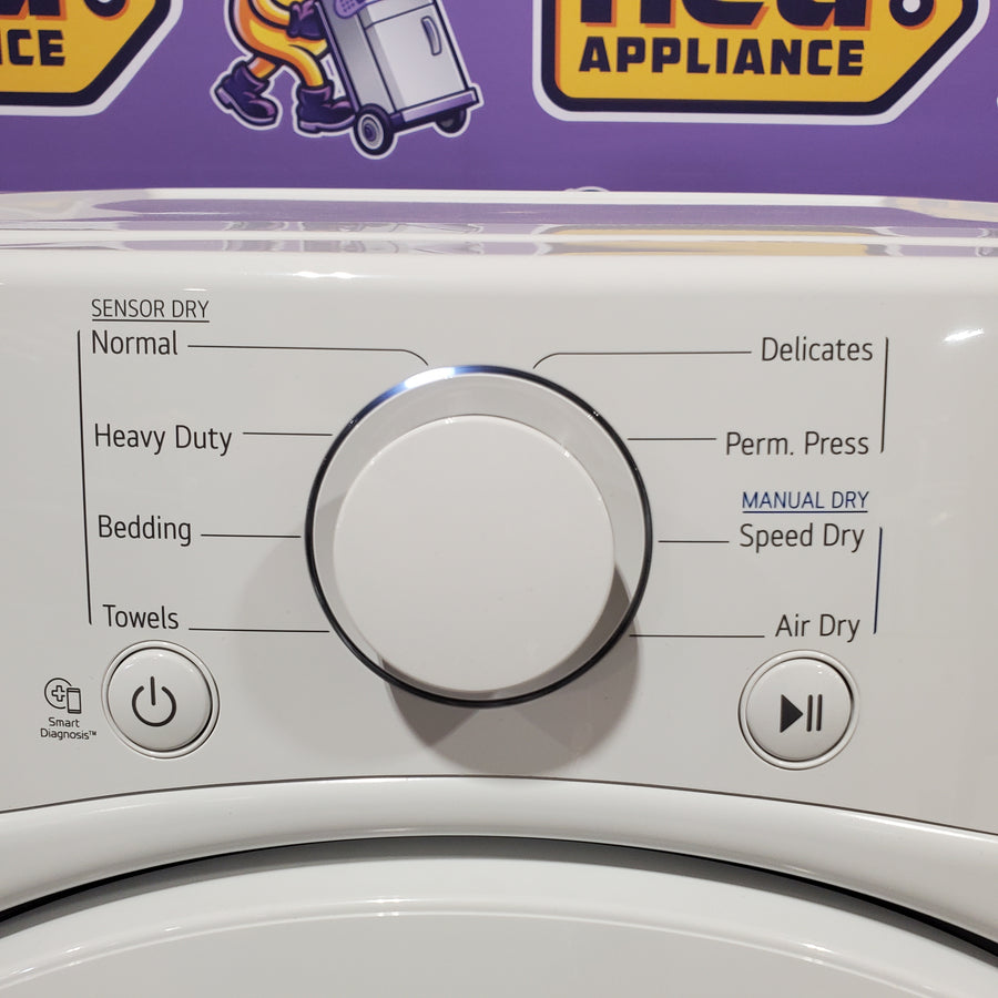 LG 7.4 cu. ft. Ultra Large Capacity Front Load Gas Dryer in White 31133SD158 - DLG3401W - Scratch & Dent (Moderate)
