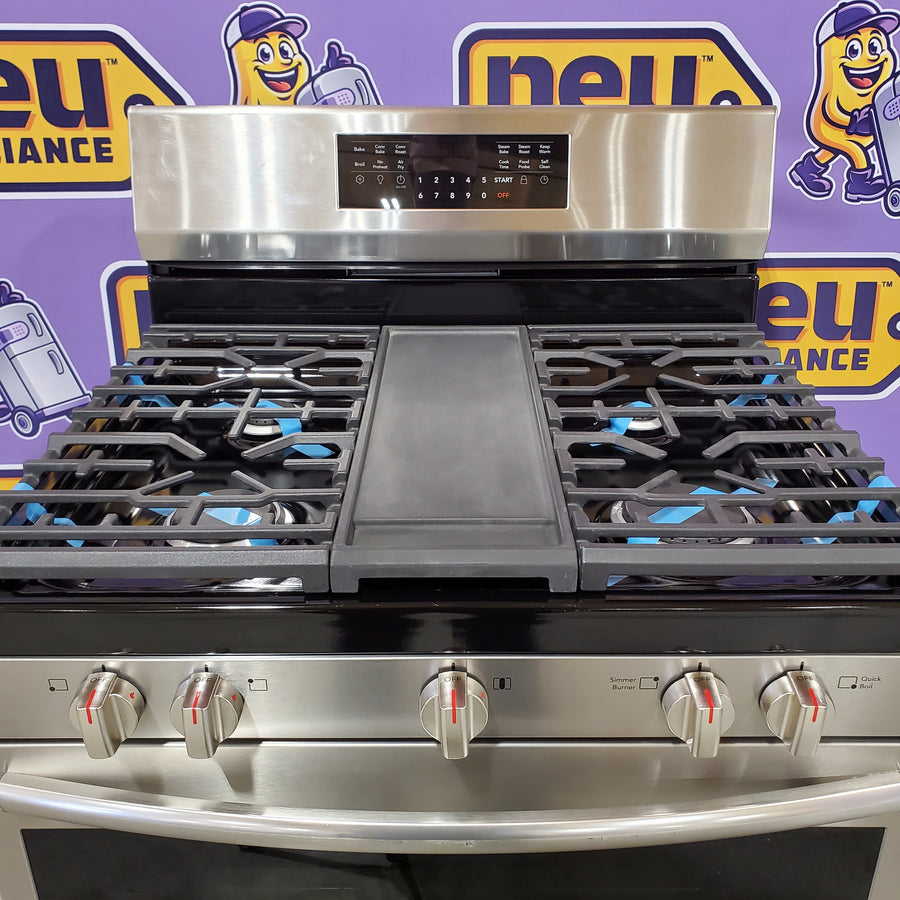Frigidaire Gallery 6 cu. ft. 5 Burner Slide-In Gas Range with Total Convection and Air Fry, Smudge Proof Stainless Steel 20534SD700 - GCRG3060BF - Scratch & Dent (Moderate)