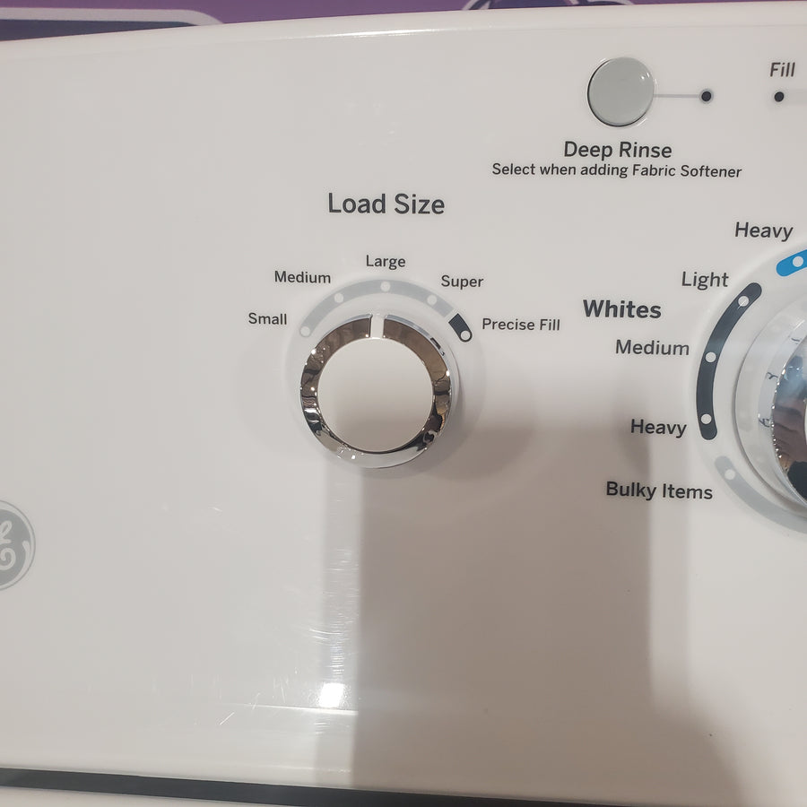 GE® 4.2 cu. ft. Capacity Washer with Stainless Steel Basket 1CR5159 -GTW335ASNWW - Certified Refurbished