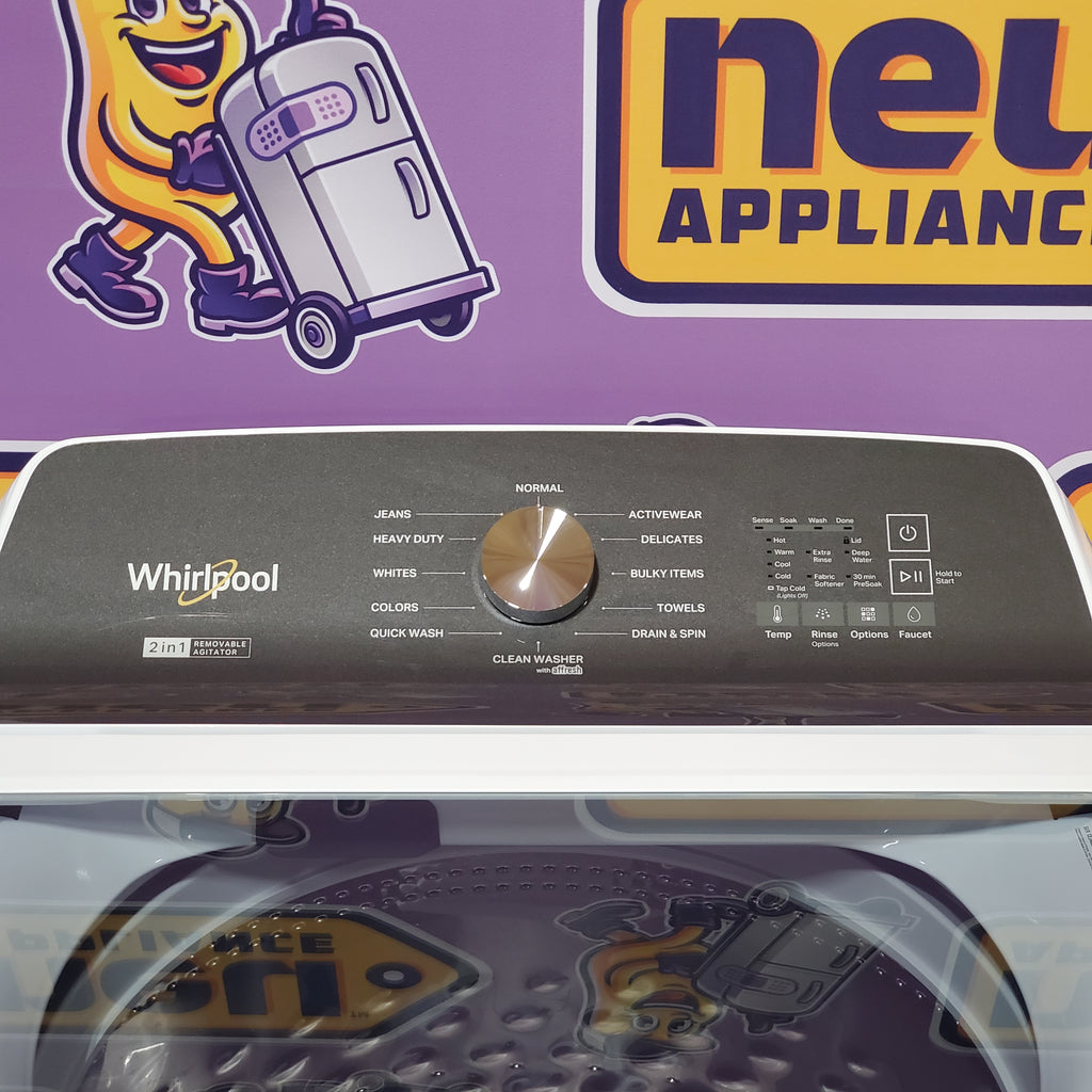 Pictures of Whirlpool Top Load 4.7 Cu. Ft. Washer with 2-in-1 Removable Agitator in White 3SD641 - WTW5057LW - Open Box - Neu Appliance Outlet - Discount Appliance Outlet in Austin, Tx