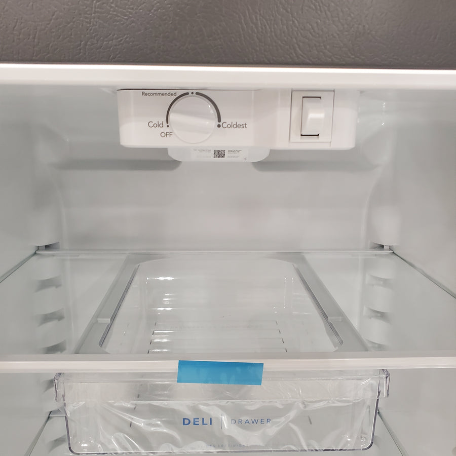 Frigidaire 18 Cu. Ft. Garage Ready Top Freezer Refrigerator in Stainless Steel 20SD151 - FFHI1835VS - Scratch & Dent (Major)