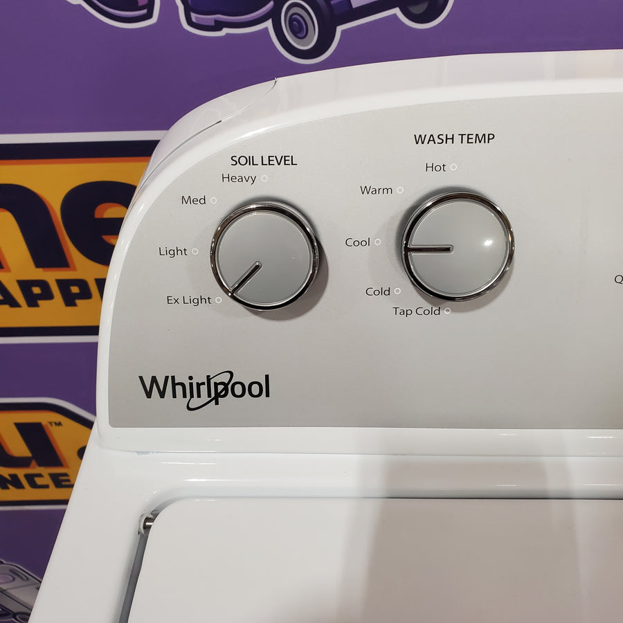 Whirlpool 3.5 cu. ft. High Efficiency Top Load Washing Machine with Deep Water Wash 24SD030 - WTW4816FW - Scratch & Dent (Minor)