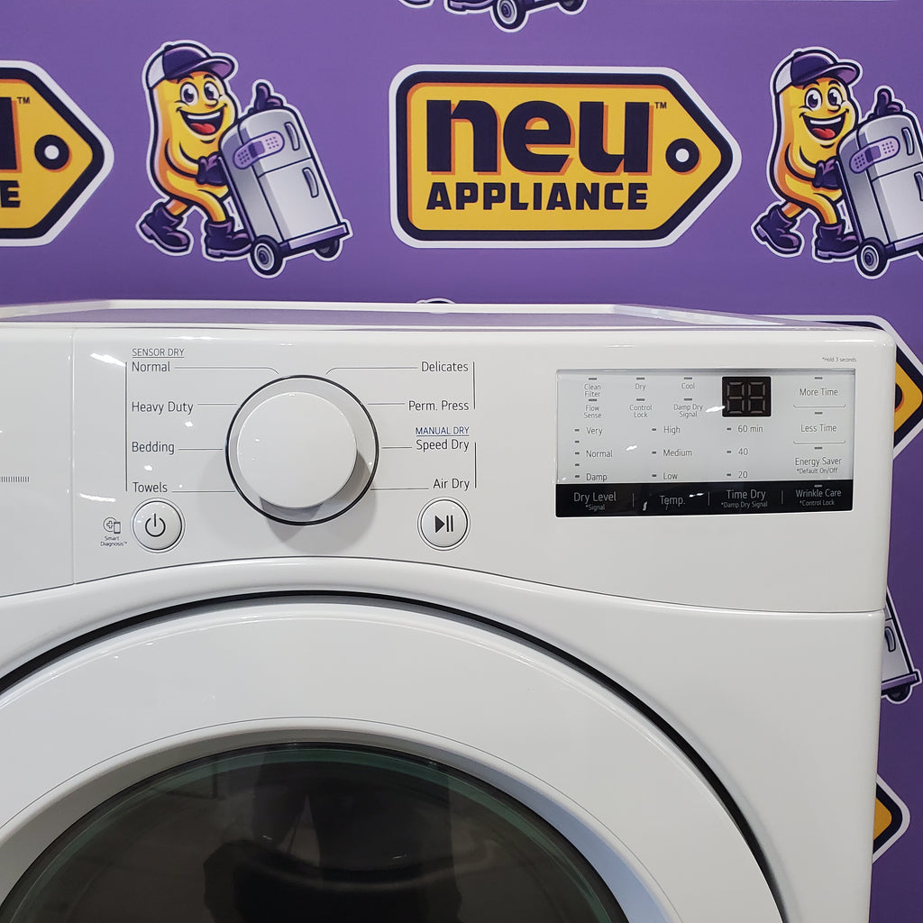 Pictures of LG 7.4 cu. ft. ENERGY STAR Electric Vented Dryer with Sensor Dry and SmartThinQ Technology DLE3400W - Open Box - Neu Appliance Outlet - Discount Appliance Outlet in Austin, Tx