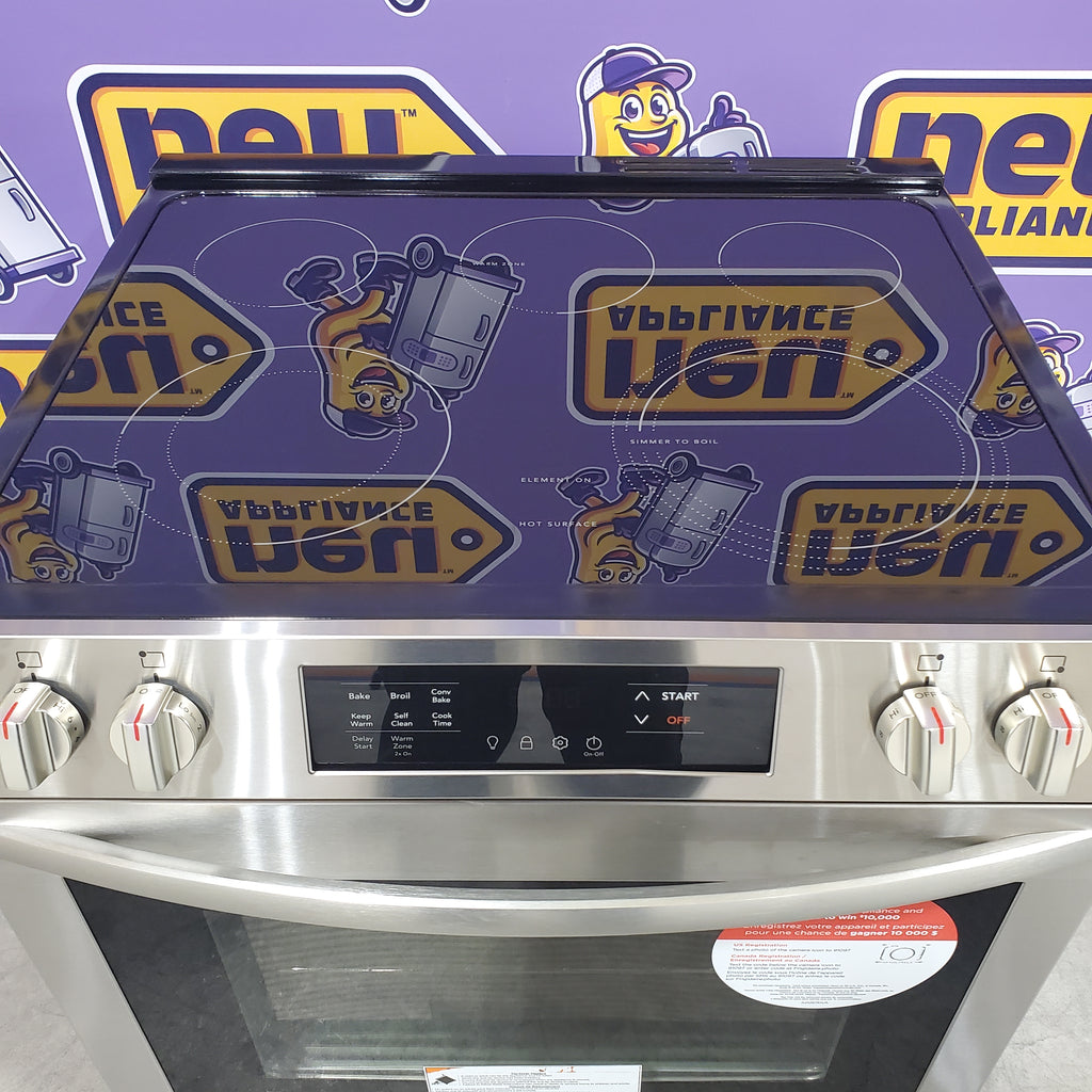 Pictures of Frigidaire 30" Front Control Electric Range with Convection in Stainless Steel FCFE3083AS - Scratch & Dent (Minor) - Neu Appliance Outlet - Discount Appliance Outlet in Austin, Tx