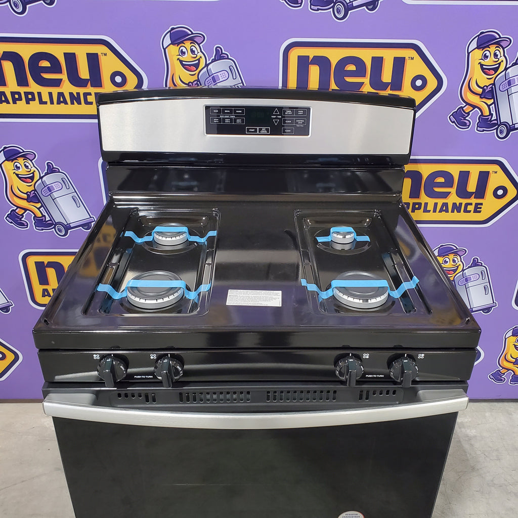 Pictures of Amana 30-inch Gas Range with Self-Clean Option AGR6603SMS - Scratch & Dent (Minor) - Neu Appliance Outlet - Discount Appliance Outlet in Austin, Tx