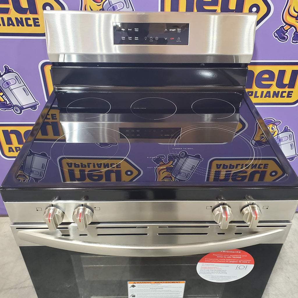Pictures of Frigidaire Electric Range with EvenTemp and Steam Clean in Stainless Steel - 3SD446 - FCRE3062AS - Open Box - Neu Appliance Outlet - Discount Appliance Outlet in Austin, Tx
