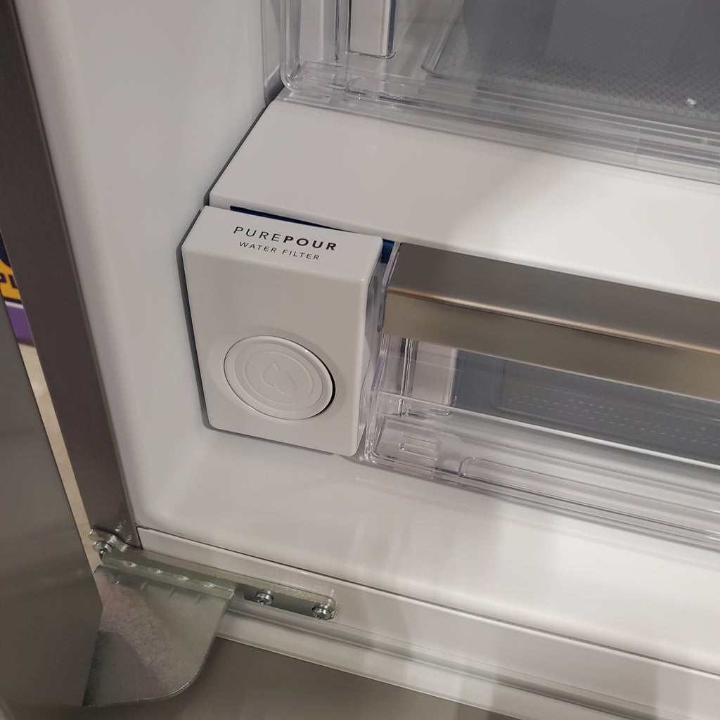 Pictures of Frigidaire 27.8-cu ft ENERGY STAR French Door Refrigerator with Dual Ice Maker in Fingerprint Resistant Stainless Steel - 3SD745 - GRFS2853AF - Scratch & Dent (Minor) - Neu Appliance Outlet - Discount Appliance Outlet in Austin, Tx