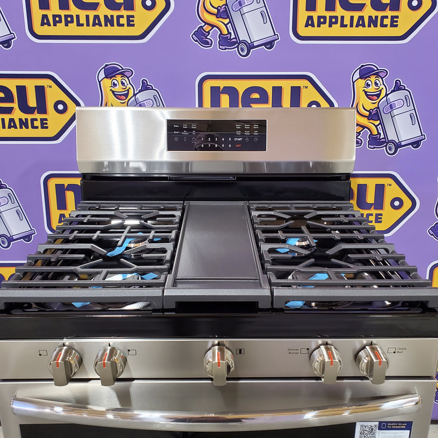 Frigidaire Gallery 6 cu. ft. 5 Burner Slide-In Gas Range with Total Convection and Air Fry, Smudge Proof Stainless Steel 20531SD491 - GCRG3060BF - Scratch & Dent (Minor)