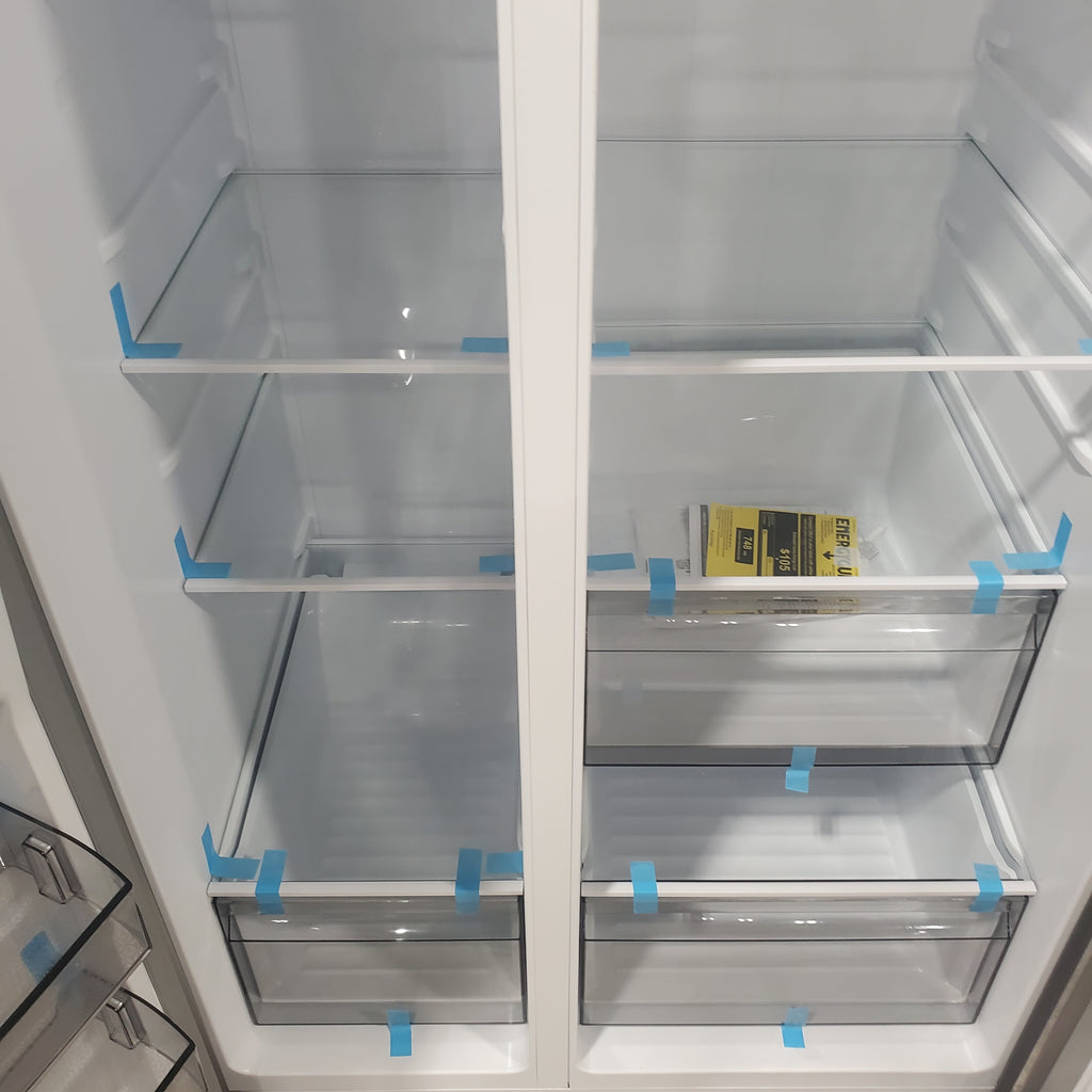 Pictures of Hisense 29.1 cu. ft. Standard Depth Side by Side Refrigerator Stainless Steel HRS290P5FSE - Scratch & Dent (Minor) - Neu Appliance Outlet - Discount Appliance Outlet in Austin, Tx