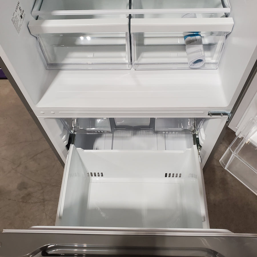 Vissani 18.7 cu. ft. Bottom Freezer Refrigerator in Stainless Steel 251311SD1001 - MDBF18SS - Scratch & Dent (Minor)