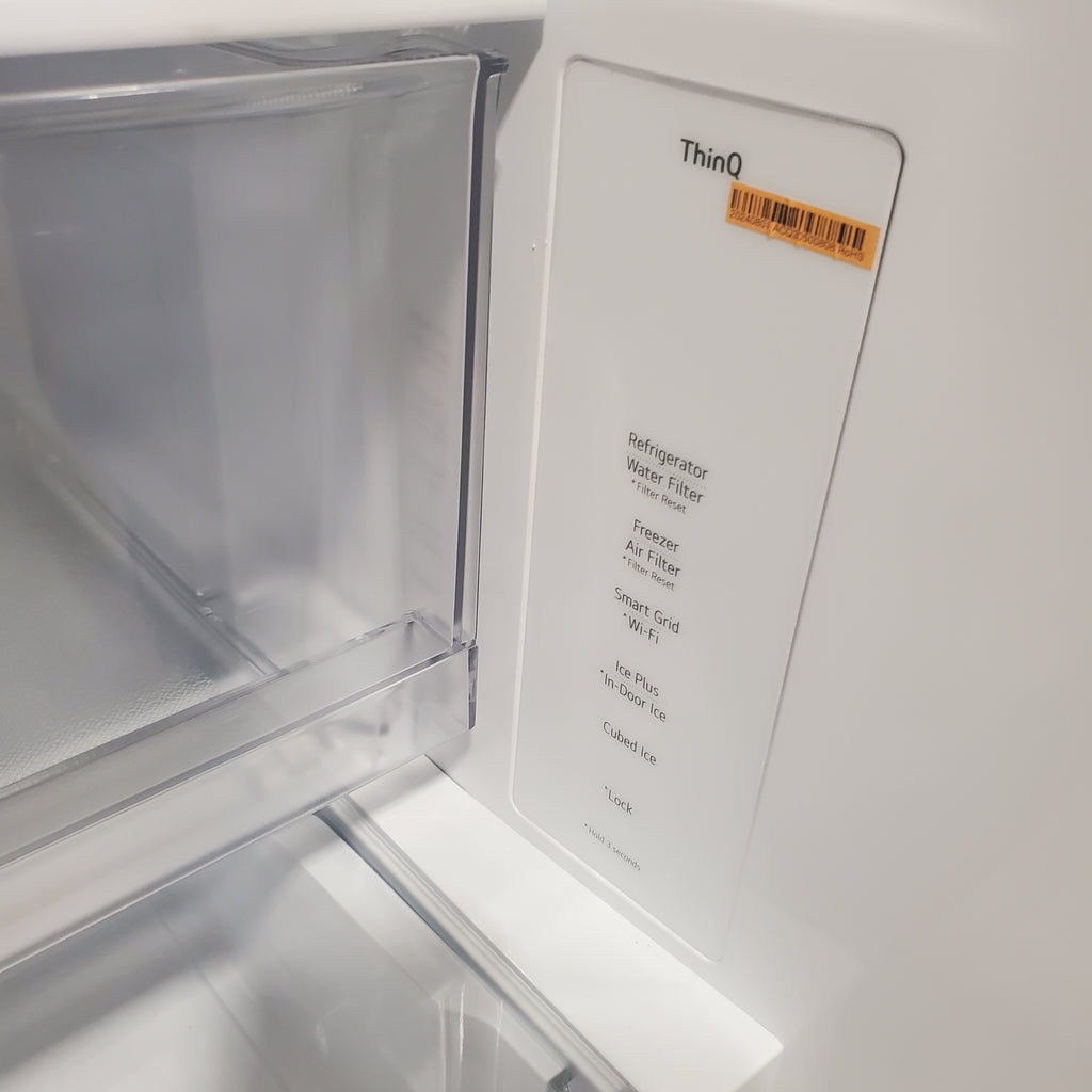 Pictures of LG 25.5-cu ft Counter-depth Smart French Door Refrigerator with Dual Ice Maker (Fingerprint Resistant) ENERGY STAR-LRFXC2606S-Open Box - Neu Appliance Outlet - Discount Appliance Outlet in Austin, Tx