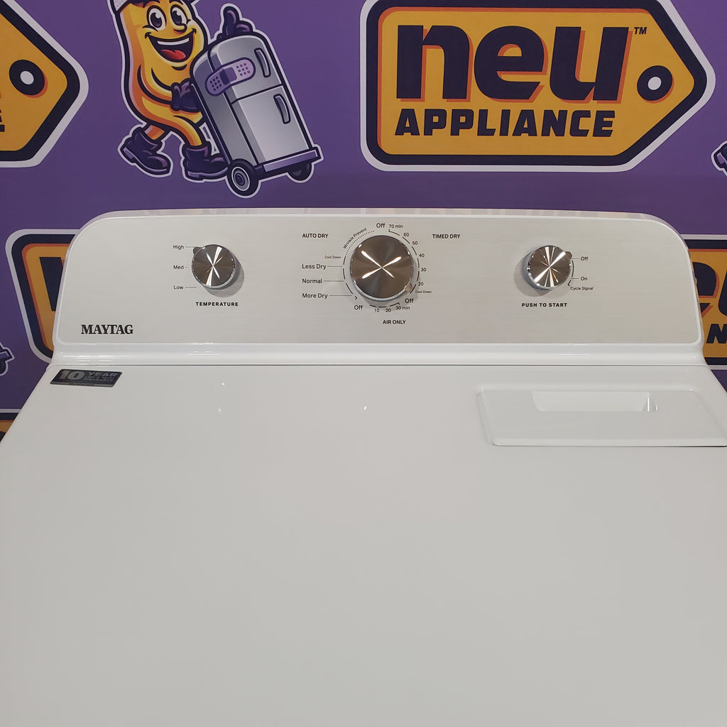Pictures of Maytag 4.5 cu. ft. Top Load Washer with Power Agitator MVW4505MW and 7.0 cu. ft. Electric Dryer with Reversible Door MED4500MW - Neu Appliance Outlet - Discount Appliance Outlet in Austin, Tx