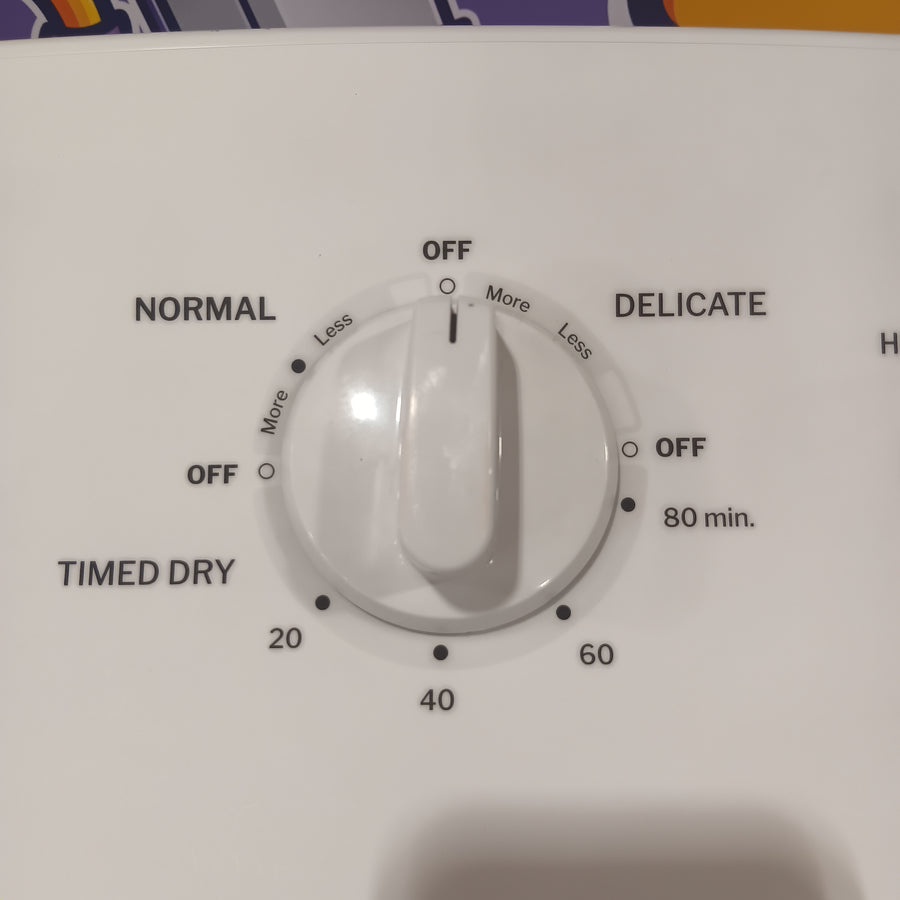 Hotpoint 6.2 cu. ft. Capacity Electric Dryer with Up To 120 ft. Venting and Shallow Depth 251310SD909 - HTX26EASWWW - Scratch & Dent (Moderate)