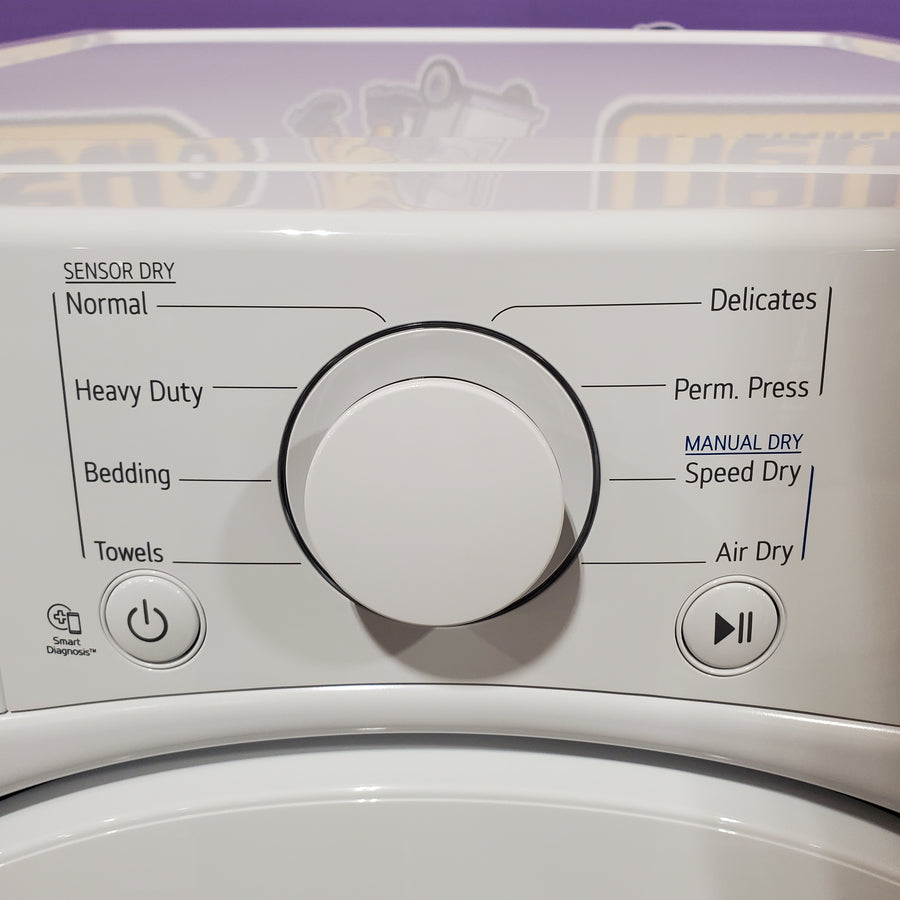 LG Ultra Large Capacity Front Load 4.5 Cu. Ft. Washer in White with ColdWash Technology WM3400CW - Scratch & Dent (Minor) and LG 7.4 cu. ft. Large Capacity Electric Dryer in White 16264 - DLE3400W - Scratch & Dent (Minor)