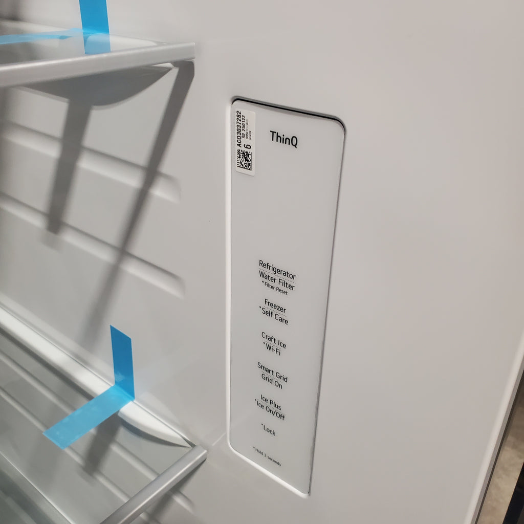 Pictures of LG 27 cu. ft. Side-By-Side InstaView® Refrigerator in PrintProof Stainless Steel 3SD655 - LRS0S2706S - Scratch & Dent (Minor) - Neu Appliance Outlet - Discount Appliance Outlet in Austin, Tx