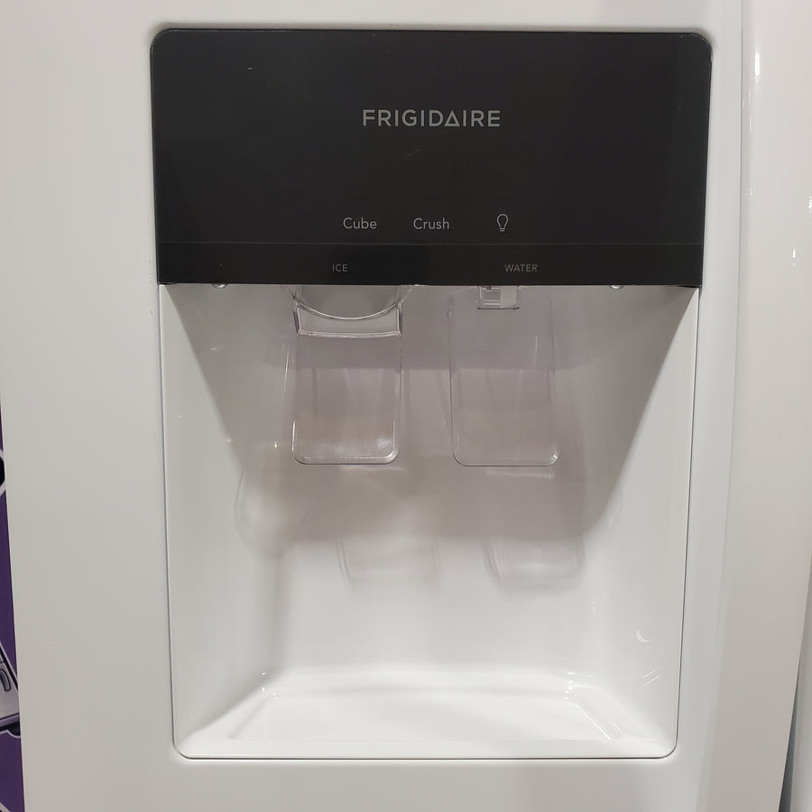 Frigidaire 22 Cu. Ft. 33" Standard-Depth Side-by-Side Refrigerator in White 22132SD138 - FRSS2323AW - Scratch & Dent (Minor)