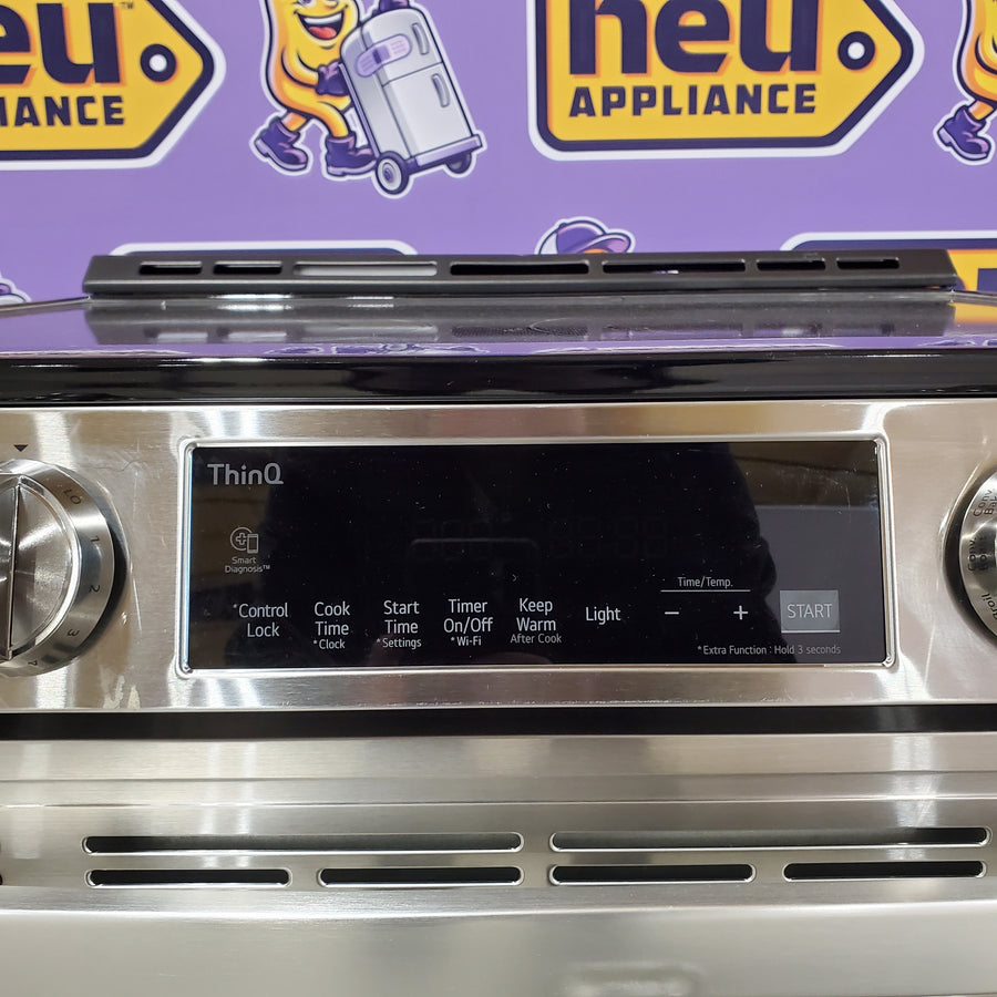 LG 6.3 cu. ft. Smart Wi-Fi Enabled ProBake Convection® InstaView® Electric Slide-In Range with Air Fry LSEL6335FE - Scratch & Dent (Minor)