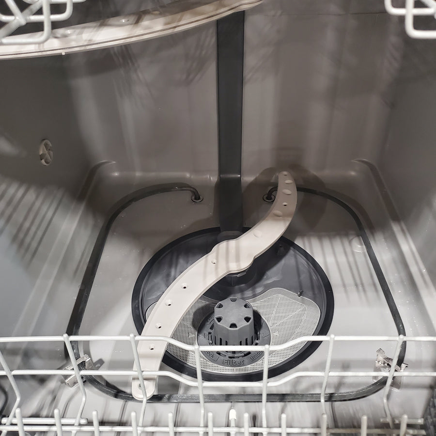 GE® ENERGY STAR® Dishwasher with Front Controls in White 25134SD481 - GDF460PGTWW - Open Box
