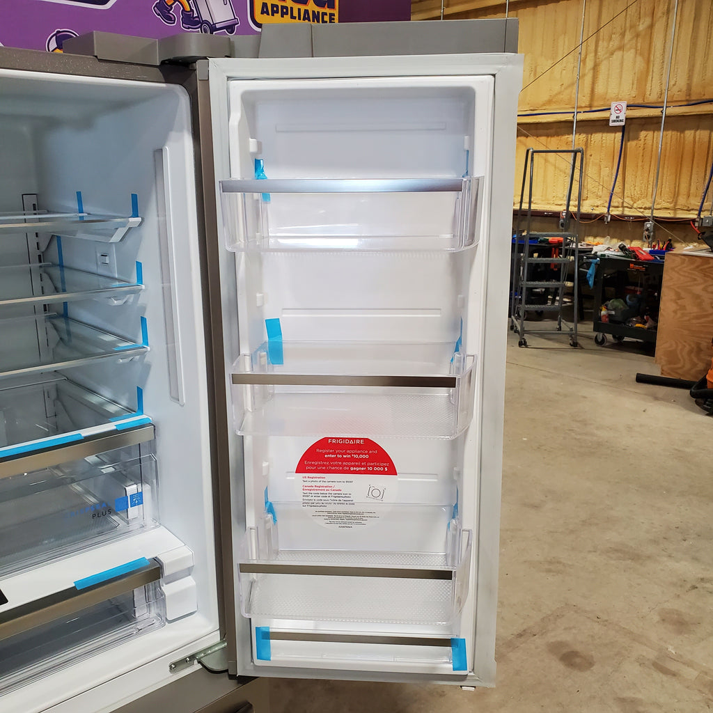 Pictures of Frigidaire 27.8-cu ft French Door Refrigerator with Dual Ice Maker (Fingerprint Resistant Stainless Steel) ENERGY STAR GRFS2853AF - Scratch & Dent (Moderate) - Neu Appliance Outlet - Discount Appliance Outlet in Austin, Tx
