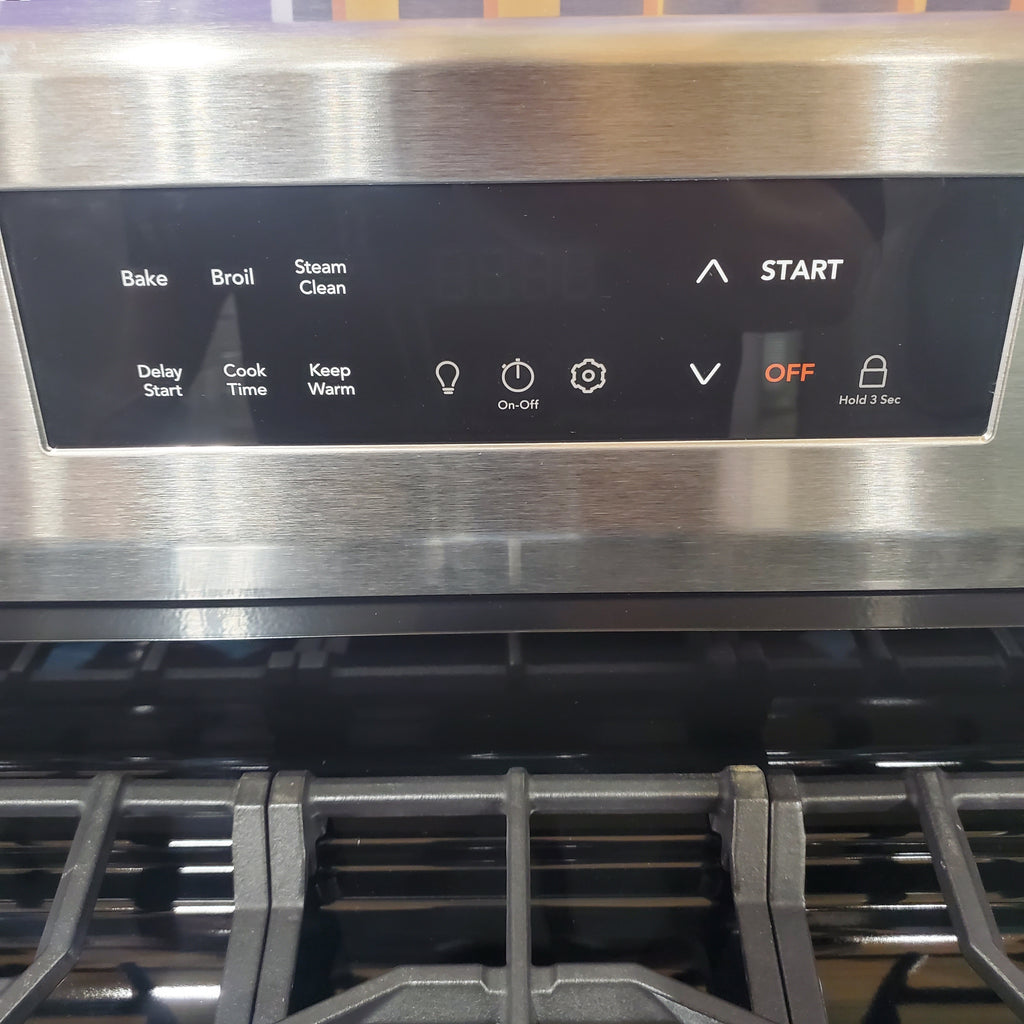 Pictures of Frigidaire 30-in 5 burners 5.1-cu ft Freestanding Natural Gas Range ( Fingerprint Resistant Stainless Steel )-FCRG306LAF - Neu Appliance Outlet - Discount Appliance Outlet in Austin, Tx