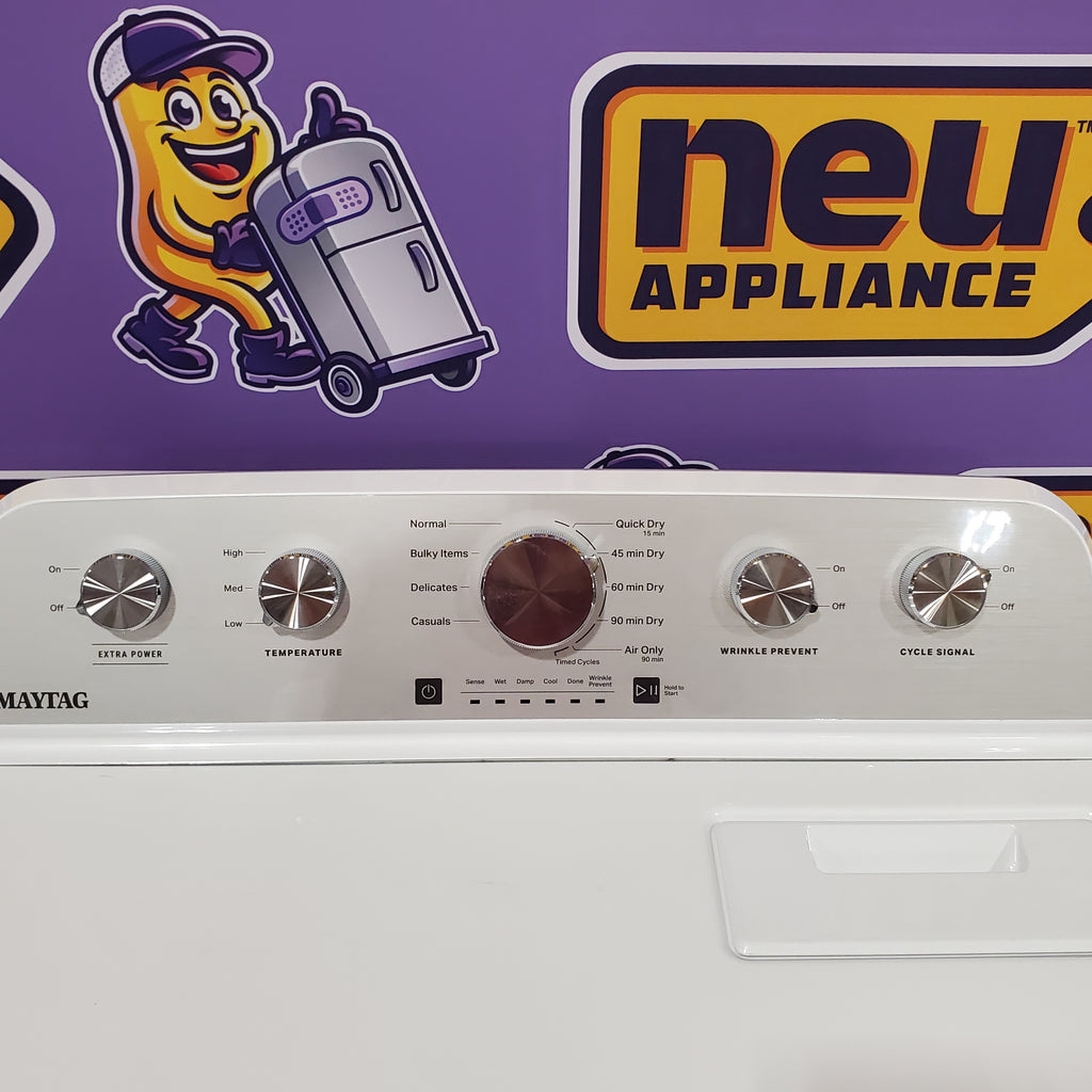 Pictures of Maytag 7.0 cu. ft Gas Dryer with End of Cycle Signal and Wrinkle Prevent MGD5030MW - Scratch & Dent (Minor) - Neu Appliance Outlet - Discount Appliance Outlet in Austin, Tx