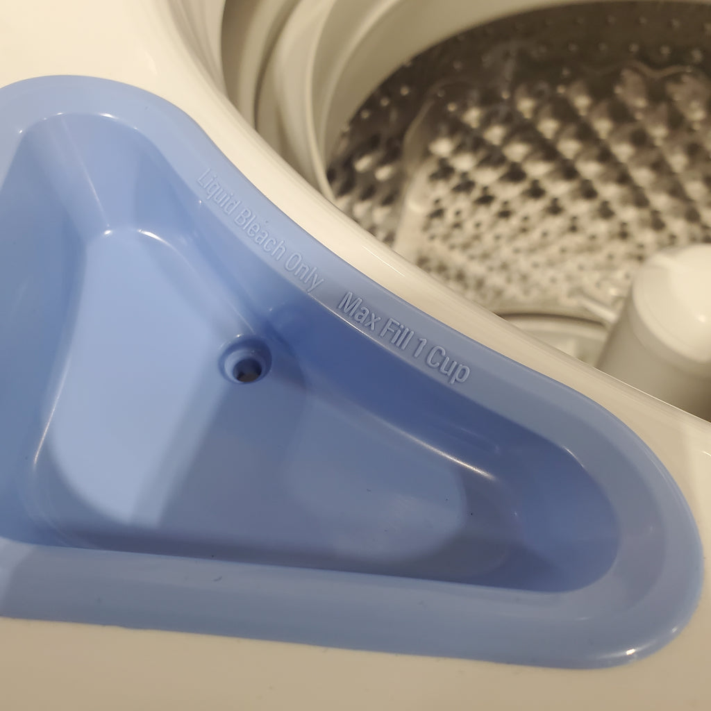 Pictures of ENERGY STAR LG 4.1 cu. ft. Top Load Washing Machine with 4-Way Agitator WT6105CW and ENERGY STAR LG 7.3 cu. ft. Electric Dryer with Smart Diagnosis DLE6100W - Scratch & Dent (Minor) - Neu Appliance Outlet - Discount Appliance Outlet in Austin, Tx