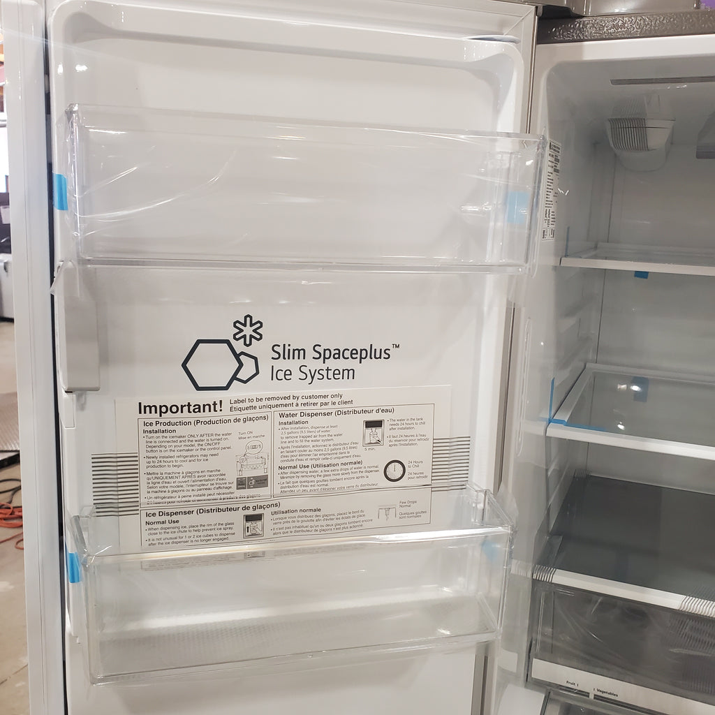 Pictures of LG 28 cu. ft. 4-Door French Door, Standard Depth, Ice & Water, Double Freezer, Stainless Steel 3SD676 - LMXS28626S - Open Box - Neu Appliance Outlet - Discount Appliance Outlet in Austin, Tx