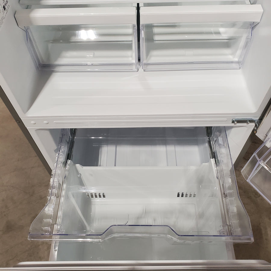 Vissani 18.7 cu. ft. Bottom Freezer Refrigerator in Stainless Steel 251312SD992 - MDBF18SS - Scratch & Dent (Moderate)
