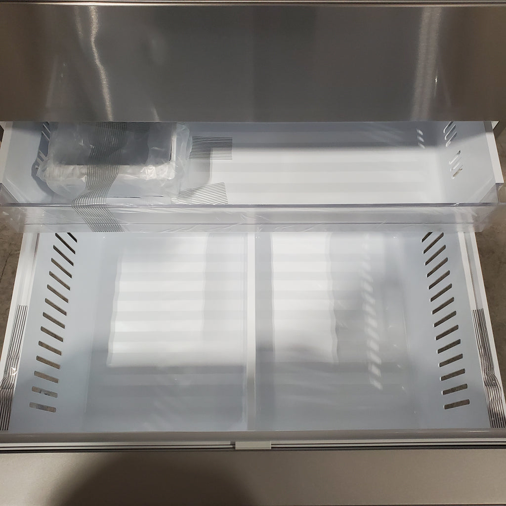 Pictures of Print Proof Stainless Steel 29 cu. ft. Smart Standard-Depth MAX™ 4-Door French Door Refrigerator with Full-Convert Drawer™ 3SD678 - LF29H8330S - Scratch & Dent - Major - Neu Appliance Outlet - Discount Appliance Outlet in Austin, Tx