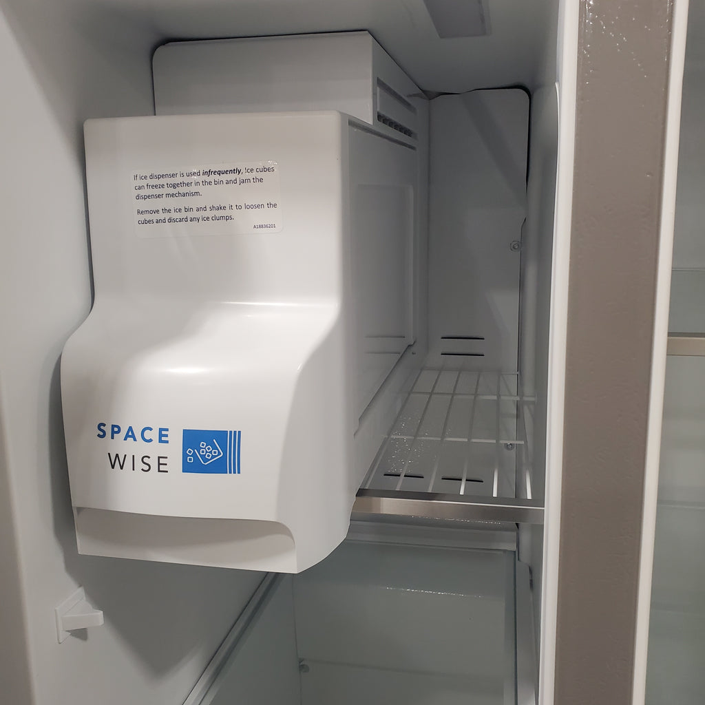 Pictures of Smudge Proof Stainless Steel ENERGY STAR Frigidaire Gallery 25.6 cu. ft. Side by Side Refrigerator with Exterior Water and Ice Dispenser - Scratch & Dent - (Minor) - Neu Appliance Outlet - Discount Appliance Outlet in Austin, Tx