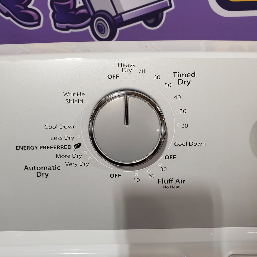 Whirlpool White Electric Extra Large 7.0 Cu. Ft. Dryer with Wrinkle Shield 22136SD350 - WED4815EW - Scratch & Dent (Moderate)