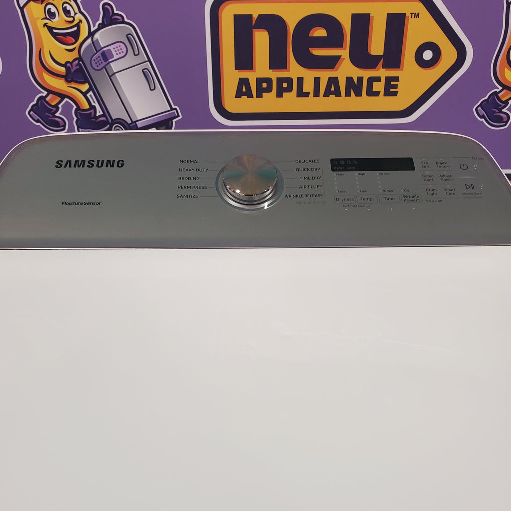 Pictures of Samsung 7.4-cu ft Electric Dryer with Wrinkle Prevent Option (White) - Open Box - Neu Appliance Outlet - Discount Appliance Outlet in Austin, Tx