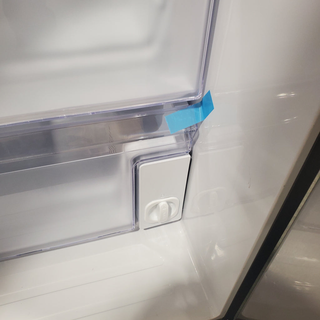 Pictures of Samsung Stainless Steel Large Capacity Side-by-Side 27.4 Cu. Ft. Refrigerator with Ice and Water Dispenser and LED Lighting RS27T5200SR - Open Box - Neu Appliance Outlet - Discount Appliance Outlet in Austin, Tx