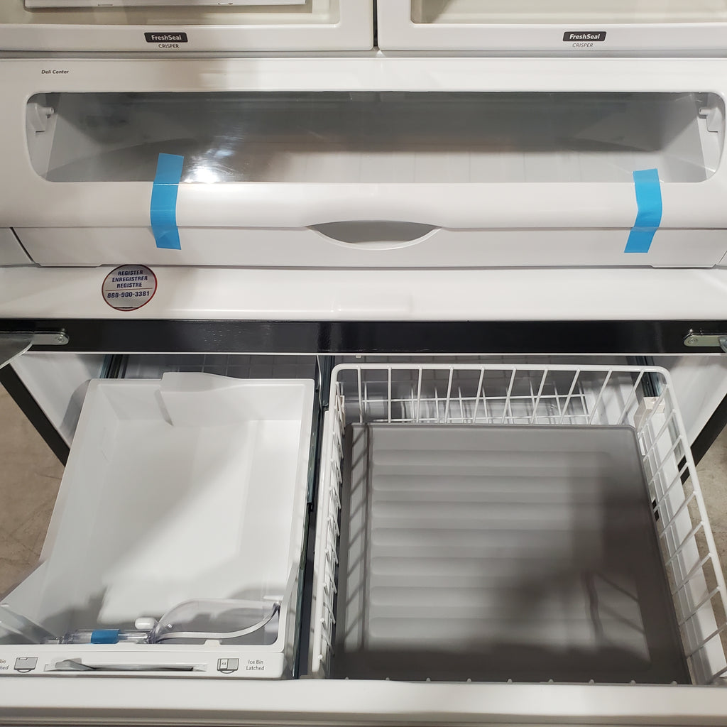 Pictures of KitchenAid 22 cu. ft. Counter Depth Panel Ready with Interior Dispense French Door Refrigerator 18SD066 - KRFC302EPA - Scratch & Dent (Minor) - Neu Appliance Outlet - Discount Appliance Outlet in Austin, Tx