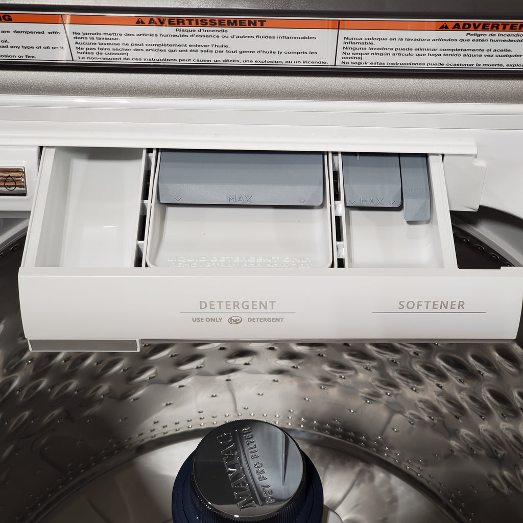 Pictures of Maytag 4.7 cu. ft. Pet Pro Top Load Washer MVW6500MW - Open Box - Neu Appliance Outlet - Discount Appliance Outlet in Austin, Tx