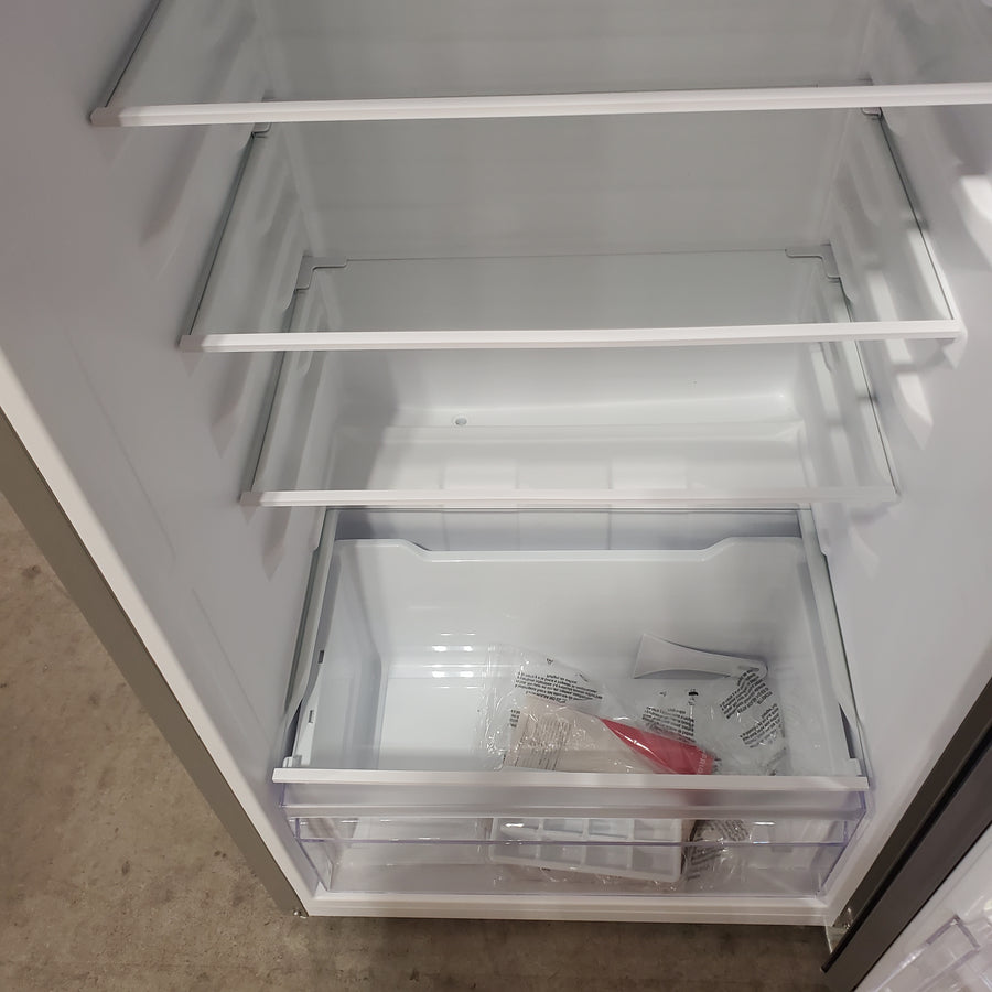 Frigidaire 7.5 cu. ft. Mini Refrigerator with Top Freezer in Stainless Look EFR780-6COM - Scratch & Dent (Moderate)