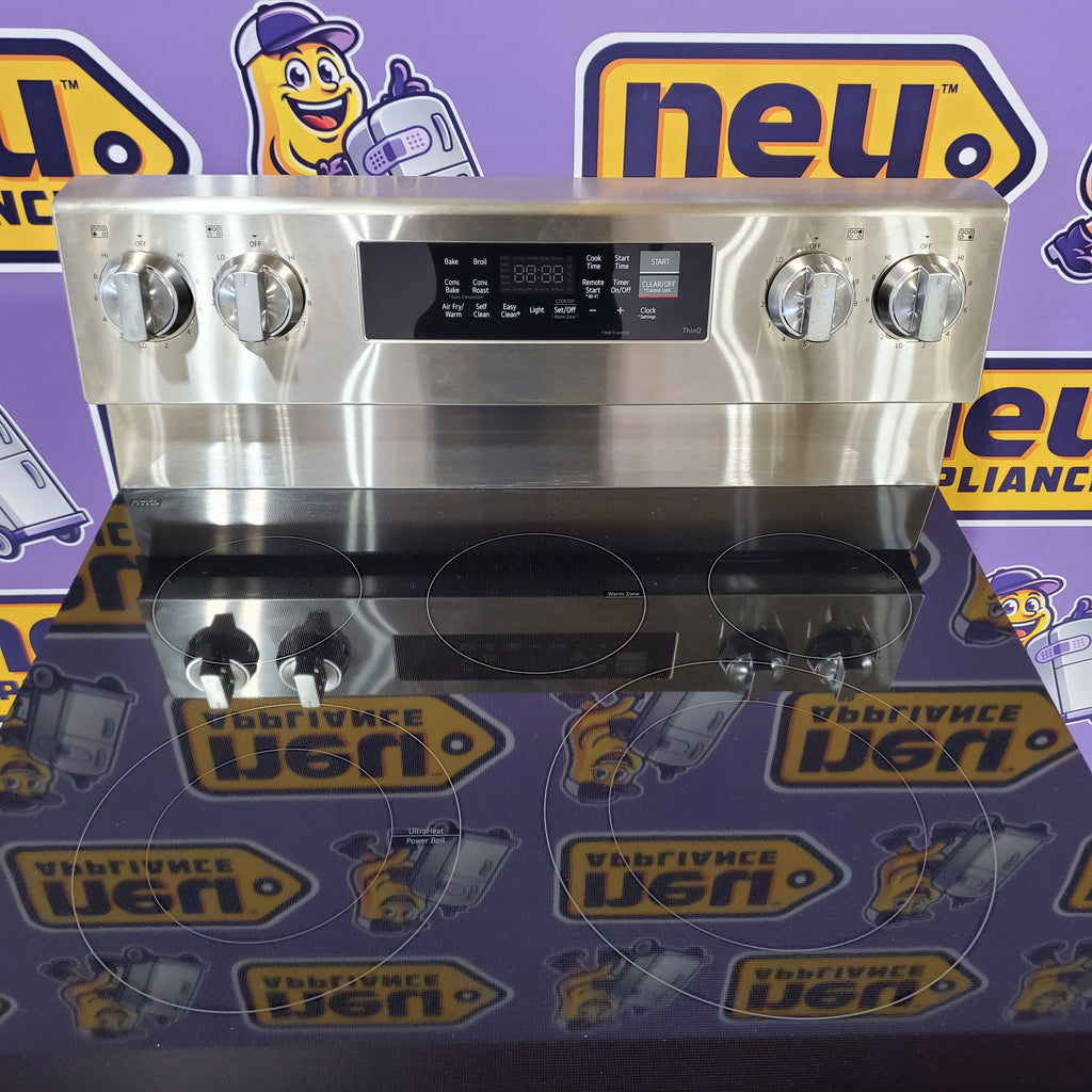 Pictures of LG 6.3 cu. ft. Smart Wi-Fi Enabled ProBake Convection® Electric Range with Air Fry & EasyClean® LREN6323YE - Open Box - Neu Appliance Outlet - Discount Appliance Outlet in Austin, Tx