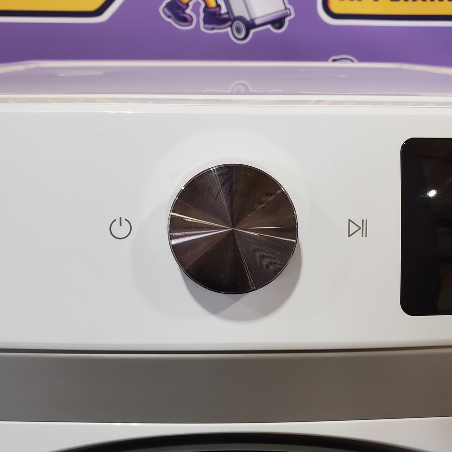 Samsung 4.5 Cu. Ft. High-Efficiency Smart Front Load Washer with AI Smart Dial WF45A6400AW - Scratch & Dent (Moderate) and Samsung 7.5 cu. ft. Vented Smart Stackable Electric Dryer with Super Speed Dry 16252 - DVE45A6400W - Scratch & Dent (Moderate)