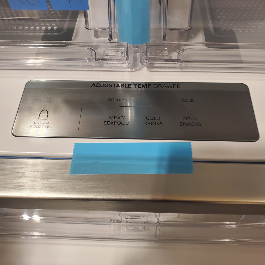 Pictures of Smudge-Proof Stainless Steel ENERGY STAR Frigidaire Gallery 27.8 cu. ft. 3 Door French Door Refrigerator with Dual Ice Maker- Open Box - Neu Appliance Outlet - Discount Appliance Outlet in Austin, Tx