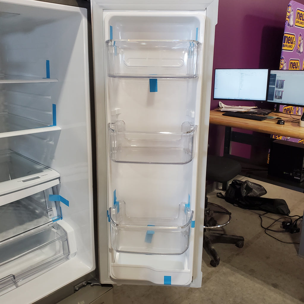 Pictures of LG 22 cu. ft. 30-inch Wide French Door Refrigerator in Stainless Steel LFCS22520S - Scratch & Dent (Moderate) - Neu Appliance Outlet - Discount Appliance Outlet in Austin, Tx