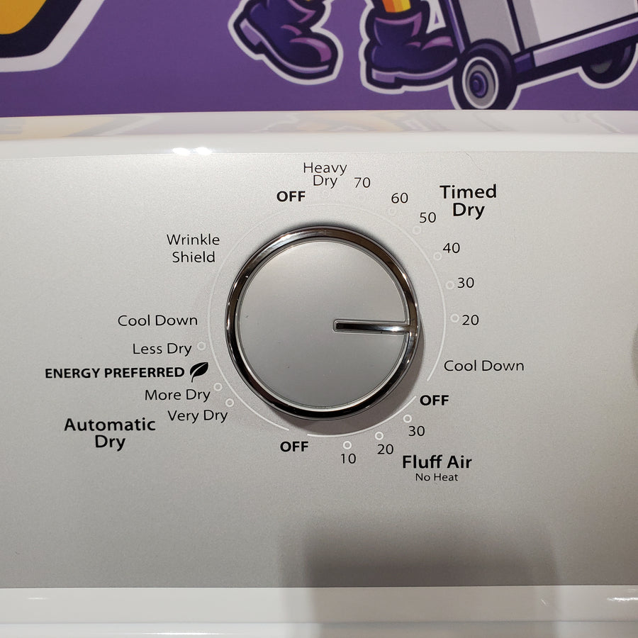 Whirlpool White Electric Extra Large 7.0 Cu. Ft. Dryer with Wrinkle Shield 22136SD354 - WED4815EW - Open Box