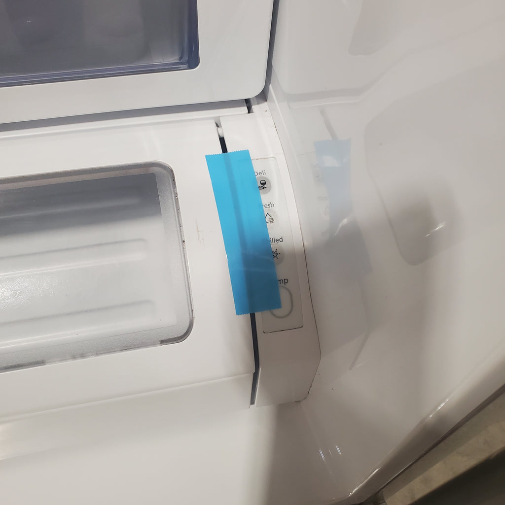 Pictures of Samsung Stainless Steel 36" French Door Refrigerator with Spill Proof Shelving and Twin Cooling System RF263AERS - Certified Refurbished - Neu Appliance Outlet - Discount Appliance Outlet in Austin, Tx