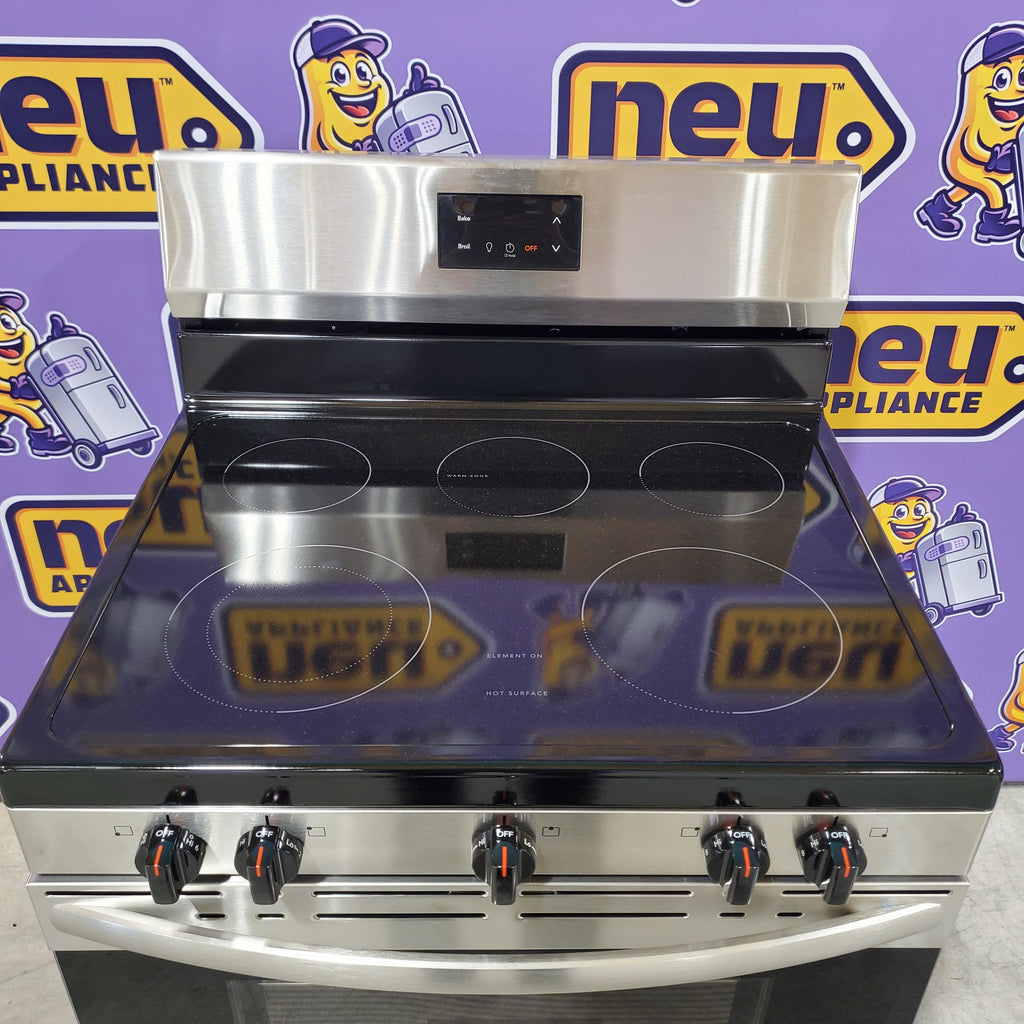 Pictures of Frigidaire 30" 5 Burner Element Electric Range FCRE3052BS - Open Box - Neu Appliance Outlet - Discount Appliance Outlet in Austin, Tx
