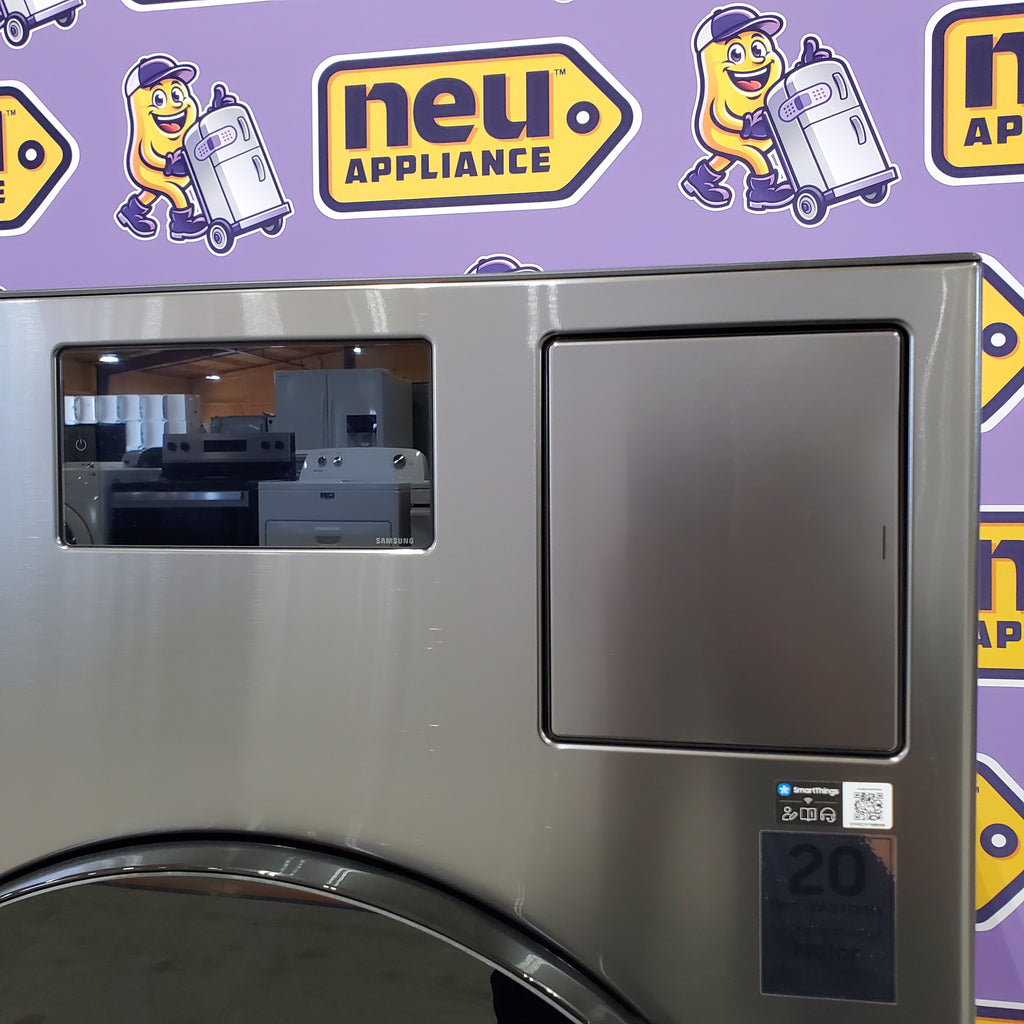 Pictures of Samsung 5.3 cu. ft. Bespoke AI Laundry Vented Combo™ All-in-One Ultra Capacity Washer and Electric Dryer with AI Home in Dark Steel WD90F53AVS - Open Box - Neu Appliance Outlet - Discount Appliance Outlet in Austin, Tx