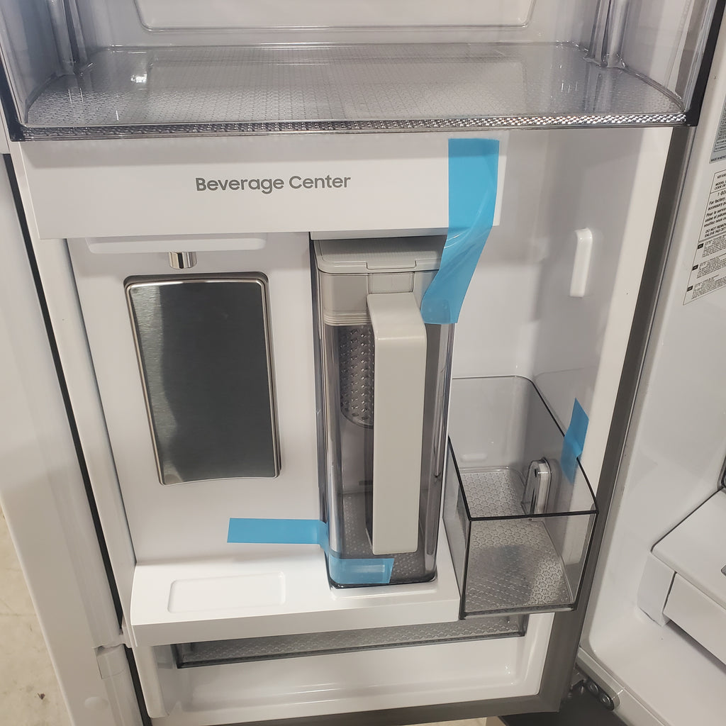 Pictures of Samsung 31.5-cu ft 3-Door Smart French Door Refrigerator with Dual Ice Maker (Stainless Steel) ENERGY STAR RF32CG5300SR - Scratch & Dent - Minor - Neu Appliance Outlet - Discount Appliance Outlet in Austin, Tx