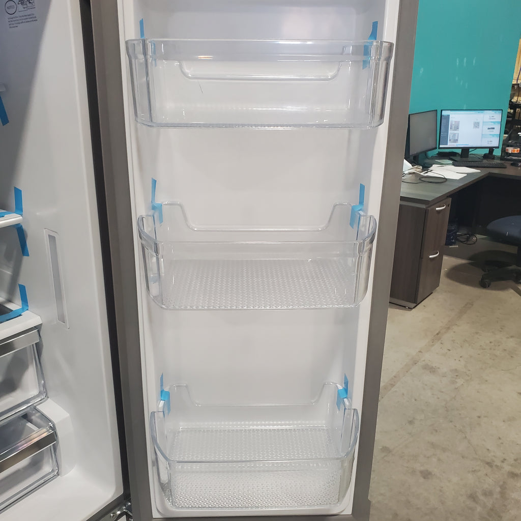 Pictures of Hisense PureFlat Standard-Depth 25.4-cu ft 3.0 -Door French Door Refrigerator with Dual Ice Maker with Water and Ice Dispenser ( Fingerprint Resistant Stainless Steel ) ENERGY STAR-HRF254N6DSE-Scratch and Dent(Minor) - Neu Appliance Outlet - Discount Appliance Outlet in Austin, Tx