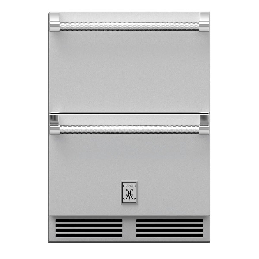 Hestan 24-Inch 5.2 Cu. Ft. Outdoor Rated Refrigerator and Freezer Drawer with Lock HM24ZO4G-00-EDFLD - Open Box