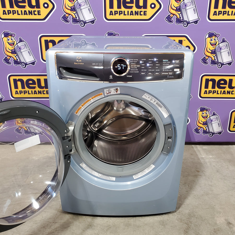 Electrolux 27 in. 4.5 cu.ft. HE Front Load ENERGY STAR Washer with LuxCare Wash System 22137380 - ELFW7437AG - Scratch & Dent (Minor)